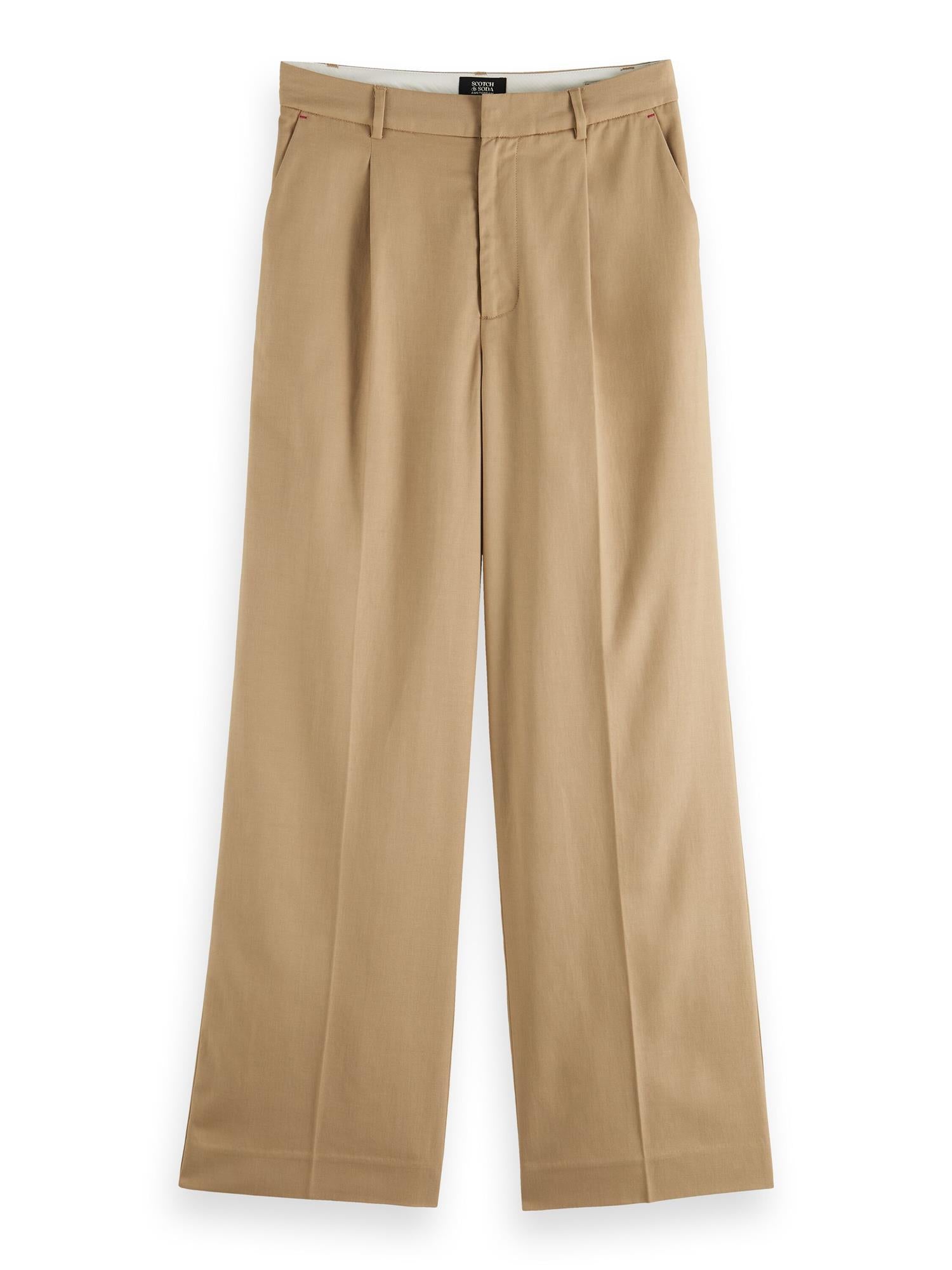 Low-Rise Wide Leg Trousers